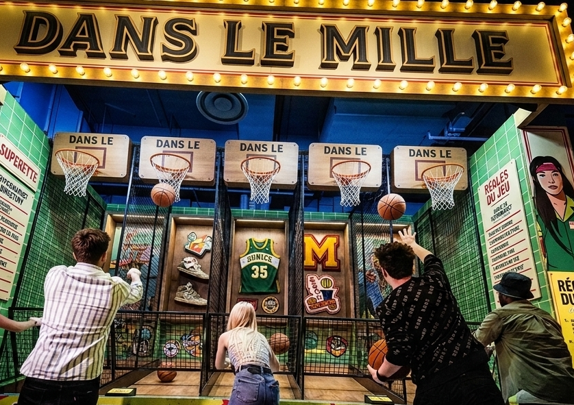 Dans le mille